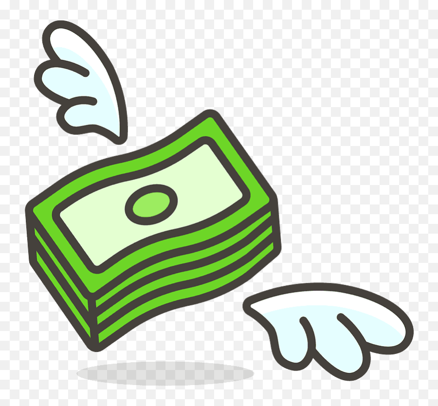 Money With Wings Emoji Clipart,Money Emoji Png