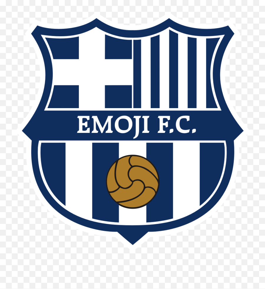Emoji Fc Club Shop - Fc Barcelona Gold Logo,F Emoji