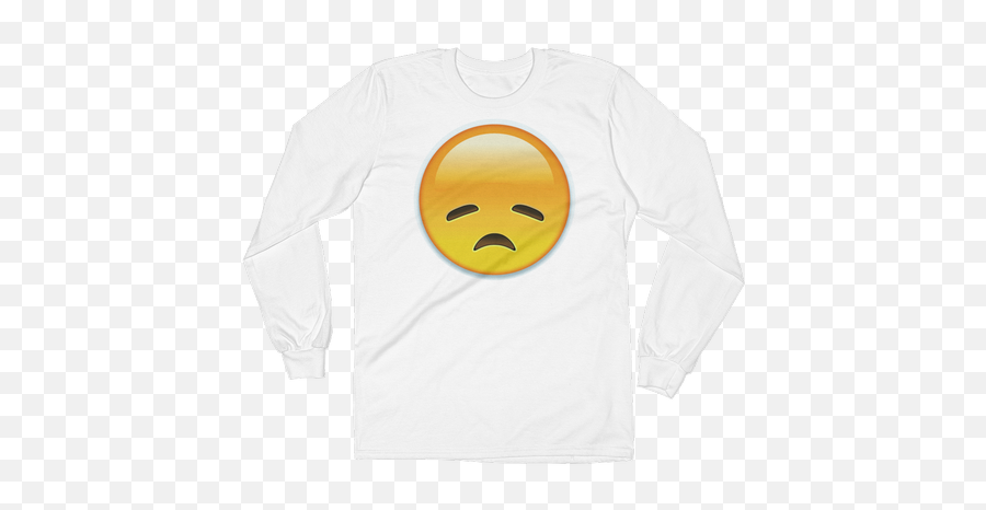 Disappointed Emoji Png Images U2013 Free Png Images Vector Psd - Long Sleeve,Disappointed Emoticon