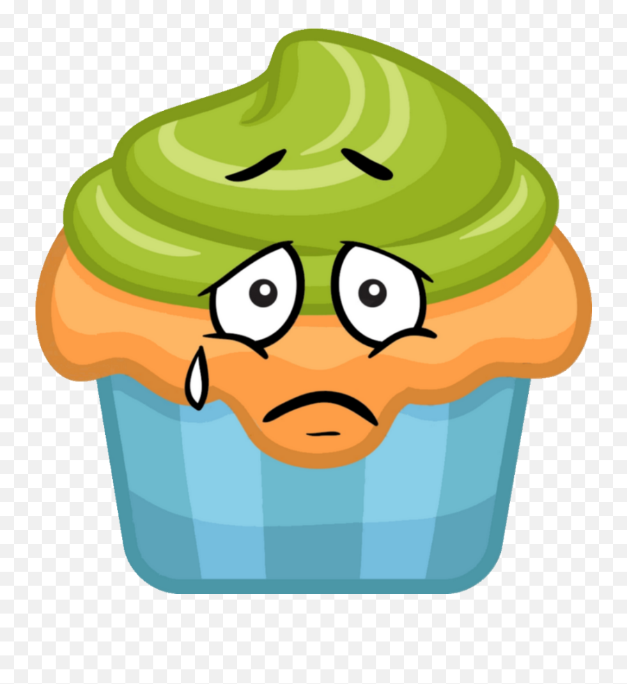 Jpg Royalty Free Download Gu Dessert Cupcake Qui Pleure - Clipart Sad Cupcake Emoji,Emoji Cupcake