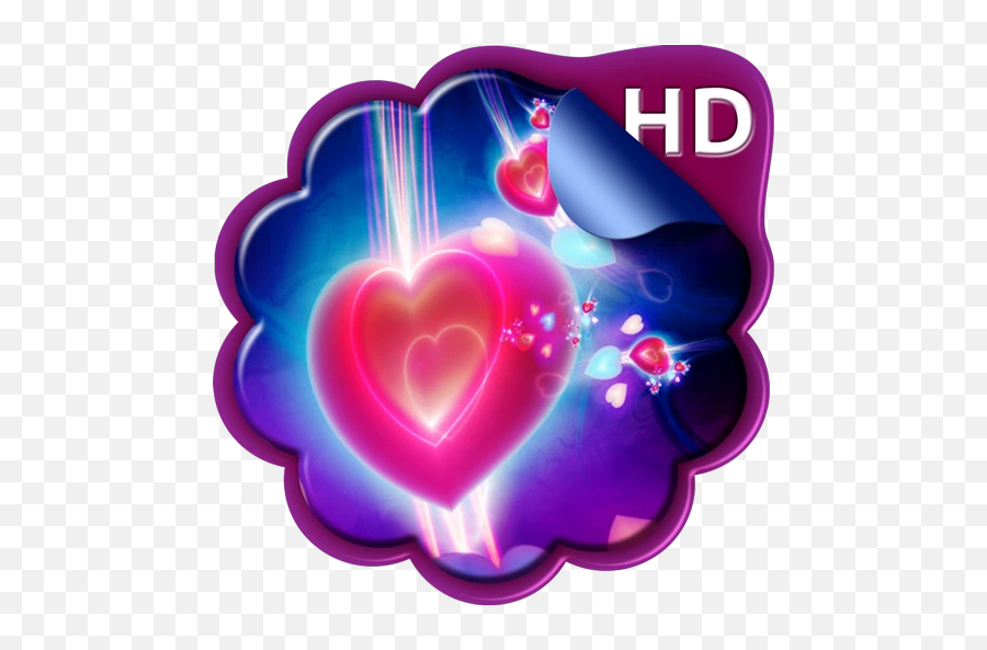 Hearts Live Wallpaper Hd - Fractal Love Emoji,Floating Hearts Emoji