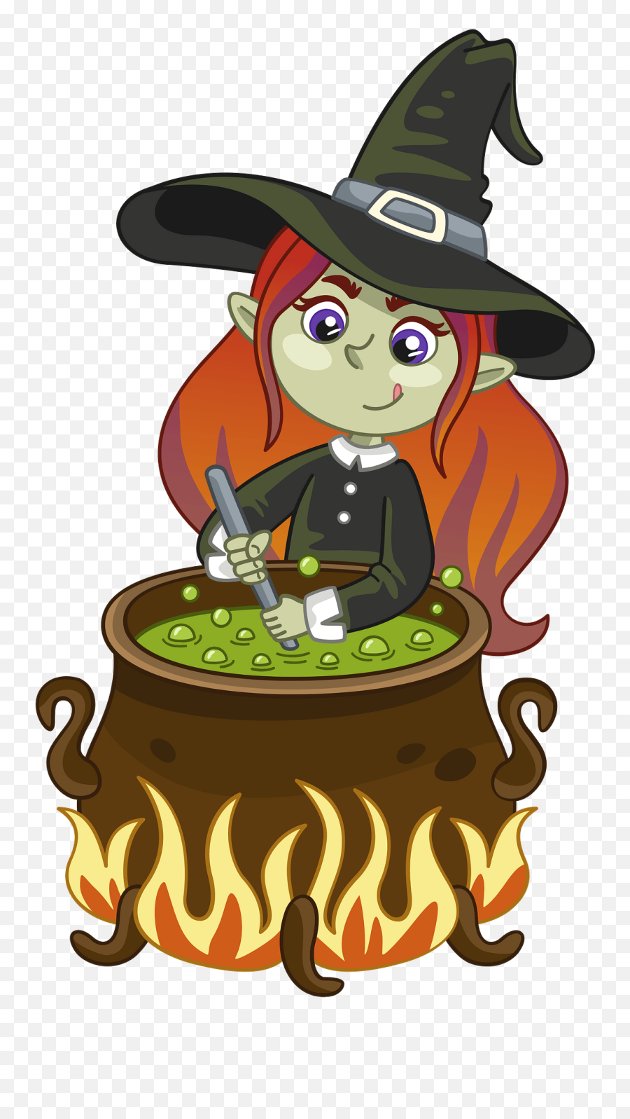 Witch Clipart Free Download Transparent Png Creazilla - Happy Emoji,Witch Emoticon