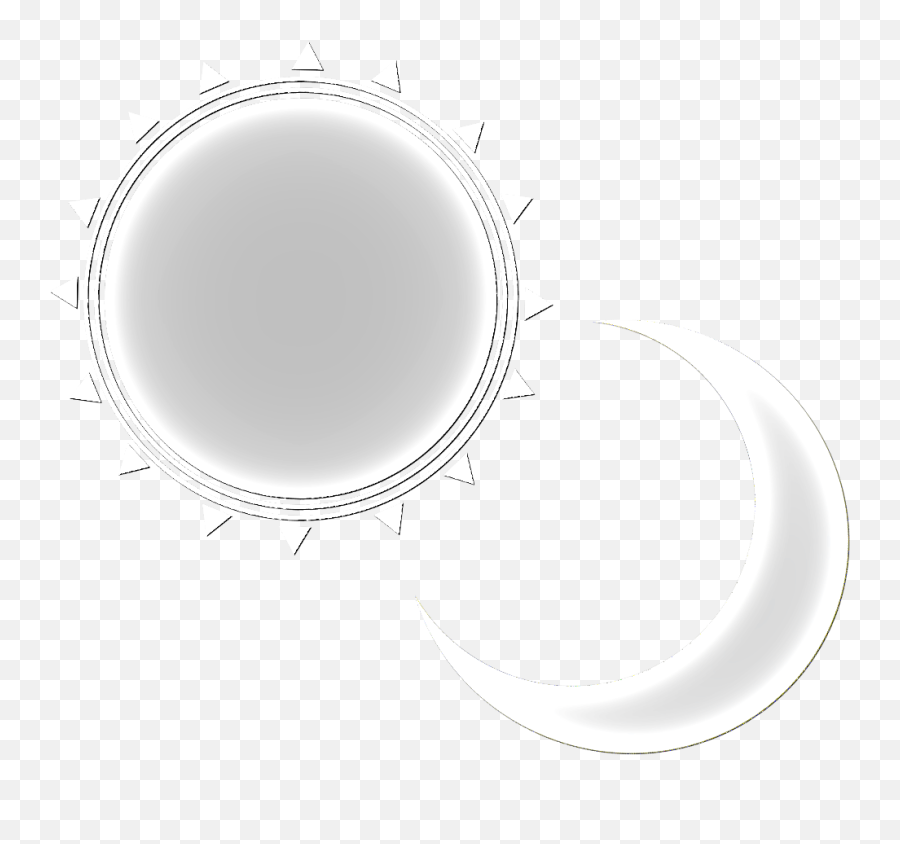 Free Black And White Sun And Moon - White Sun And Moon On Black Emoji,Black And White Sun Emoji