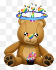 Popular And Trending Ios Stickers On Picsart - Teddy Bear Emoji Png,Emojib