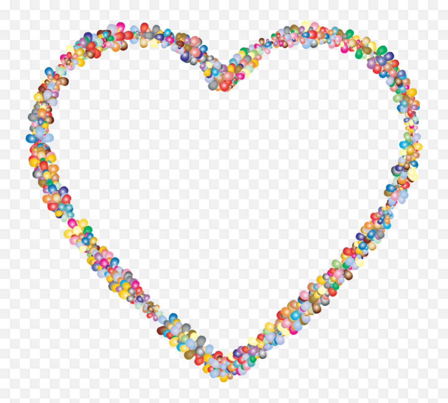 Free Heart Clipart Heart Background - Real Colorful Heart Balloon Png Emoji,Colored Heart Emoji