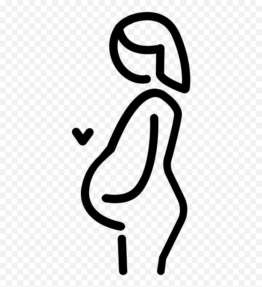 Openmoji - Pregnancy Emoji,Ink Emoji
