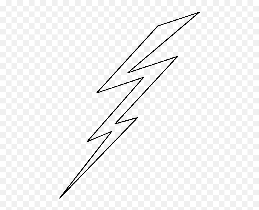 Lightning Bolt Clip Art At Clker - Lightning Bolt Outline Transparent Emoji,Lighting Bolt Emoji