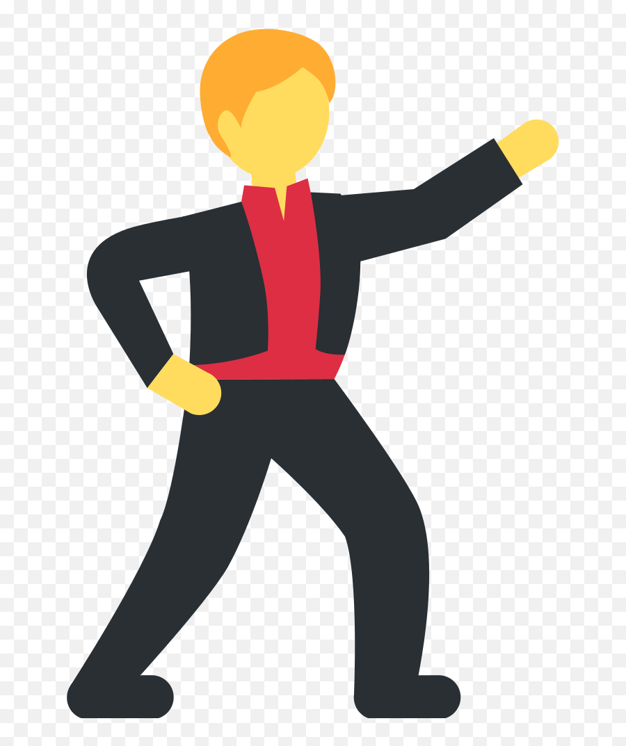 Twemoji2 1f57a - Man Dancing Emoji,Think Emoji