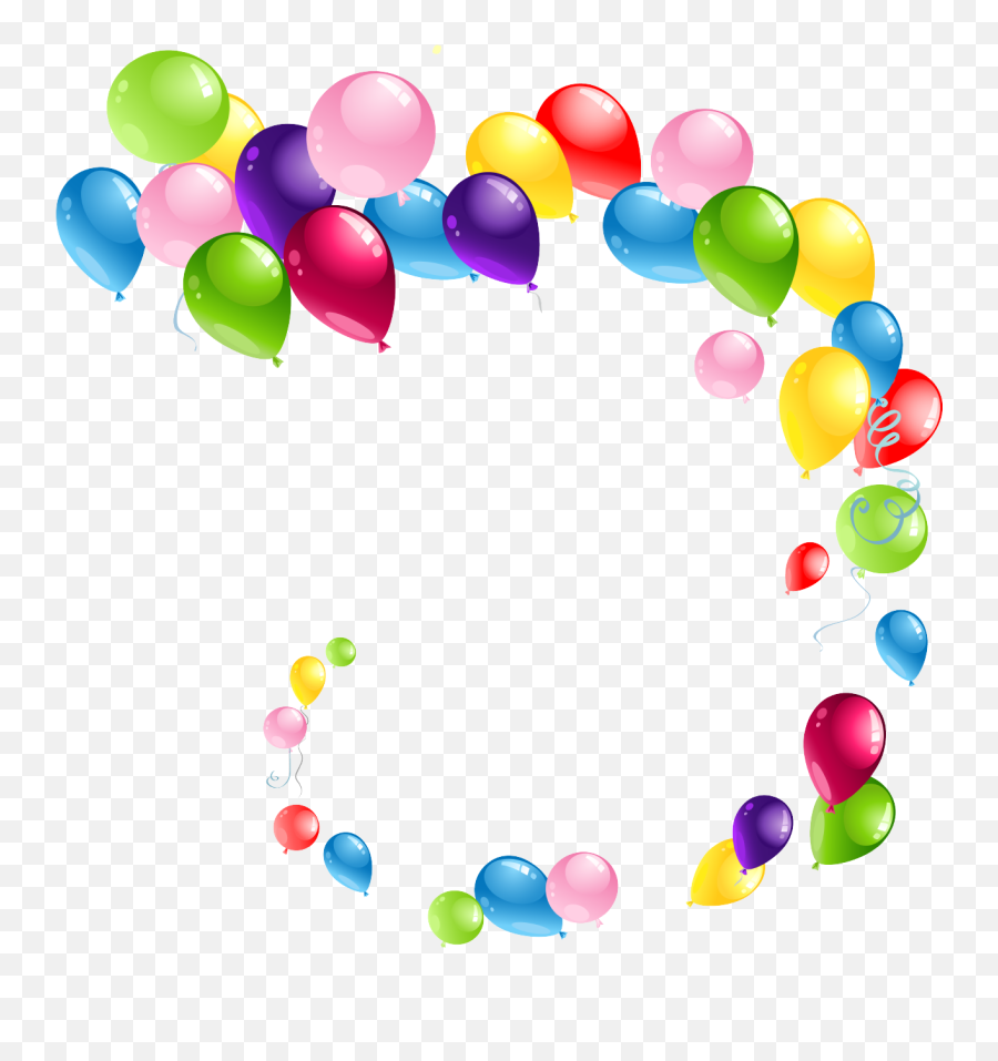 Download Balloon Hd Png Transparent - Transparent Birthday Background Png Emoji,Birthday Balloon Emoji