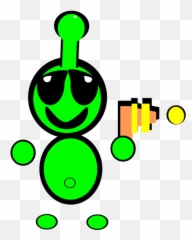 Alien Green Creature - Marslakók Png Emoji