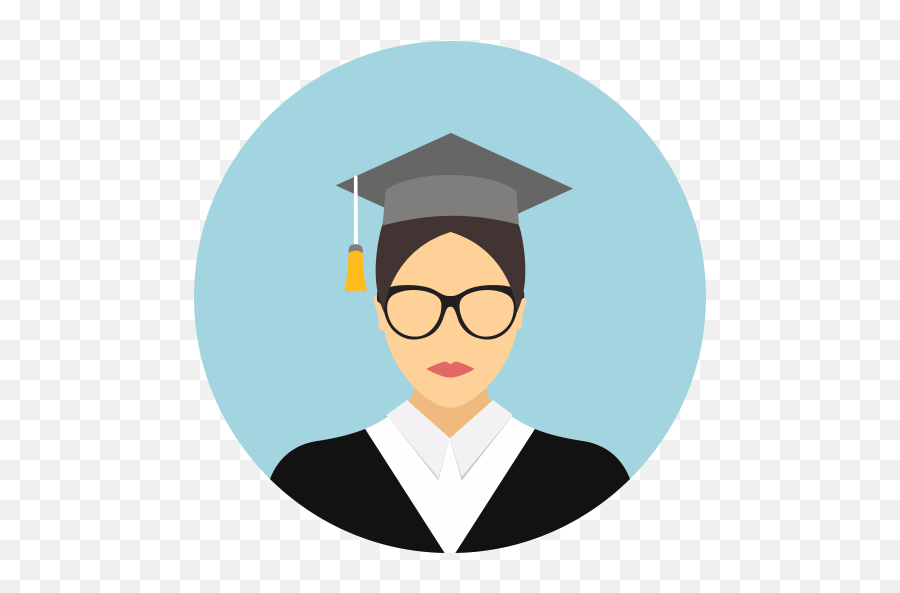 Picture - Student Icon Png Emoji,Cap And Gown Emoji