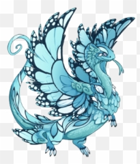 Dragon - Light Blue Emoji