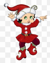 Baby Elf Boop - Christmas Elves Paper Dolls Emoji