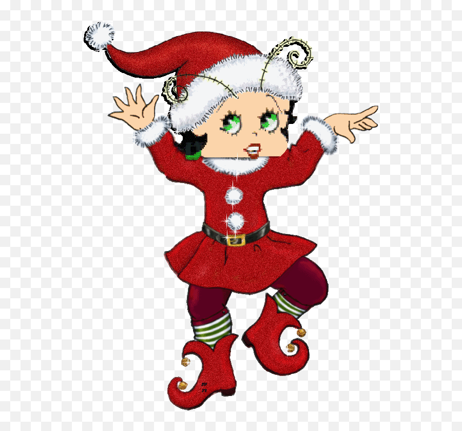 Baby Elf Boop - Christmas Elves Paper Dolls Emoji,Christmas Elf Emoji