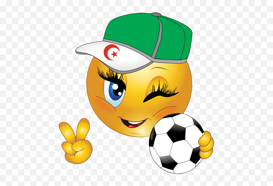 Algerian Girl Smiley Emoticon Clipart - Animated Angry Emoji,Soccer Emoticons
