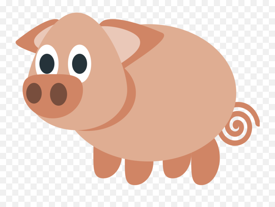 Emojione1 1f416 - Domestic Pig Emoji,Pig Emoji