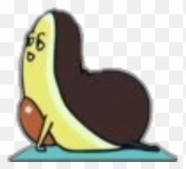 Exercises An Avocado Stickers For Whatsapp - Clip Art Emoji,Avocado Emoji