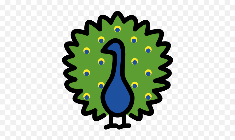 Peacock - Frozen Sunflower Emoji,Peacock Emoji