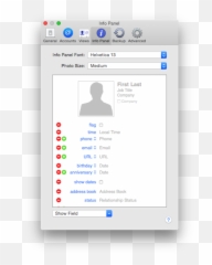 Busycontacts Mac - Screenshot Emoji