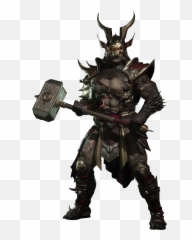 Revenant Season Shao Kahn - Mortal Kombat 11 Render Emoji,Metal Horn Emoji