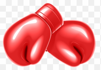 Boxing Gloves For Games Transparent - Cartoon Background Emoji