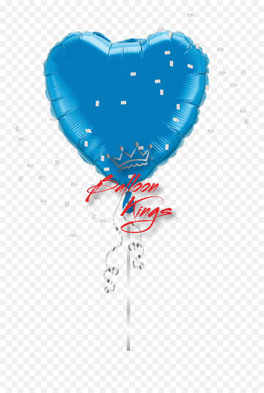 Sapphire Blue Heart - Valentines Day Personalised Ballons Emoji,Blue Hearts Emoji