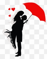 Romance Drawing couple Silhouette Clip art - Hugging Romantic Easy Couple Emoji