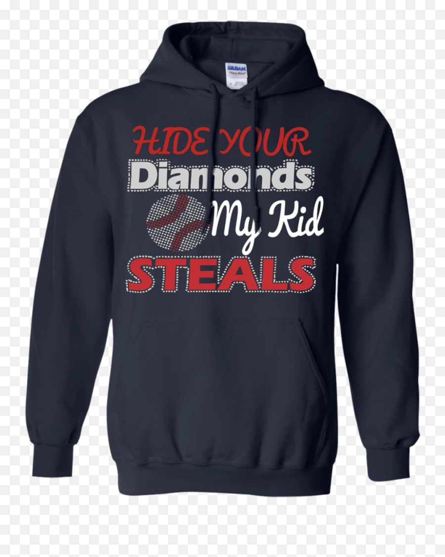 Baseball Tee Hide Your Diamonds My Kid Steals Tshirt - Cheer Hoodies Bases Emoji,Hide Face Emoji