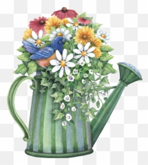 Plant Clipart Watering Can Plant Watering Can Transparent - Watering Can Flower Clipart Emoji,Watering Can Emoji
