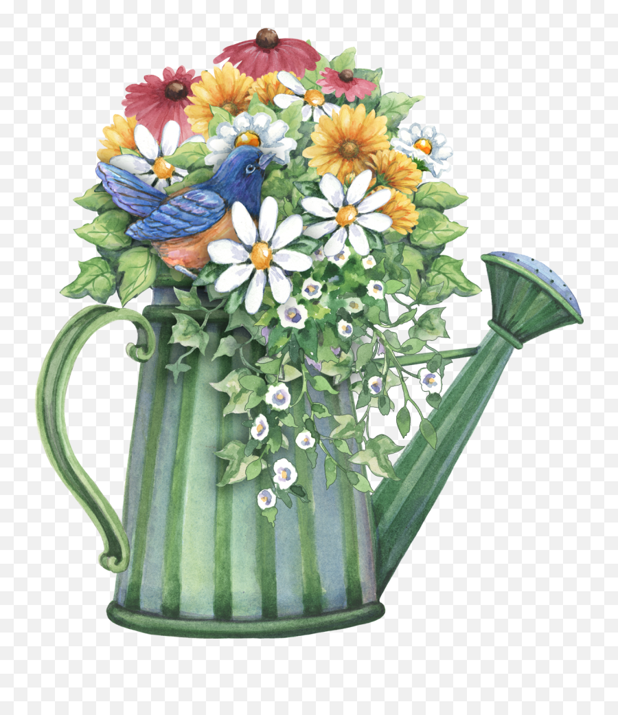 Plant Clipart Watering Can Plant Watering Can Transparent - Watering Can Flower Clipart Emoji,Watering Can Emoji
