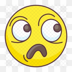Horrified Emoji Icon - Happy