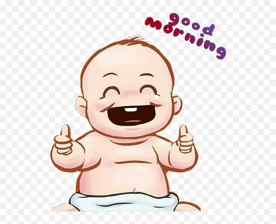 Good Morning Png - Baby Good Morning Image Cartoon Emoji,Good Morning Emoji
