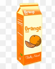 Carton of orange juice clipart Free download transparent - Orange Juice Clipart Emoji