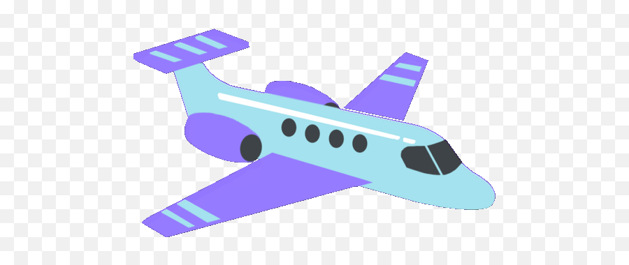 Top K J Stickers For Android Ios - Transparent Animated Plane Gif Emoji,Emoji Airplane