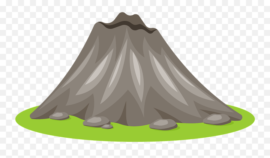 Volcano Clipart - Sleeping Volcano Clipart Emoji,Lava Emoji