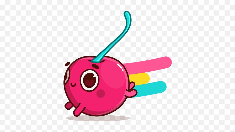 Hot Cherryu201d Animated Sticker Set For Telegram - Hot Cherry Stickers Emoji,Emoji Anlamlari