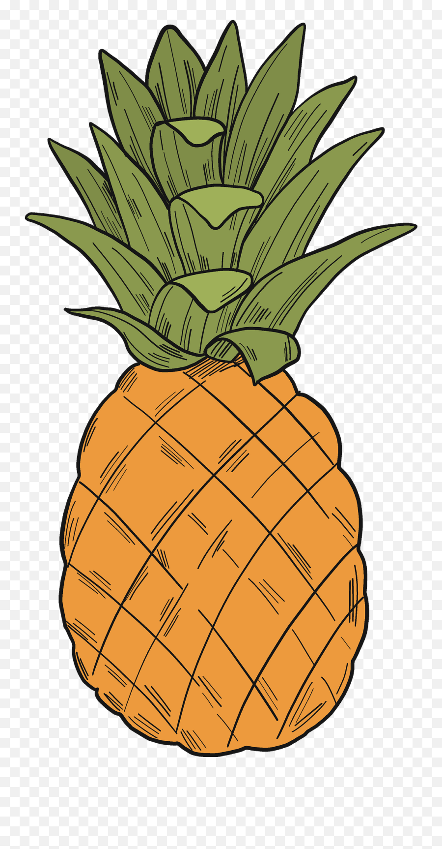 Pineapple Clipart - Pineapple Clipart Transparent Emoji,Pinapple Emoji