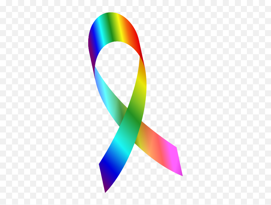 Lgbt Ribbon Symbol - Lgbt Emoji,Breast Cancer Ribbon Emoji