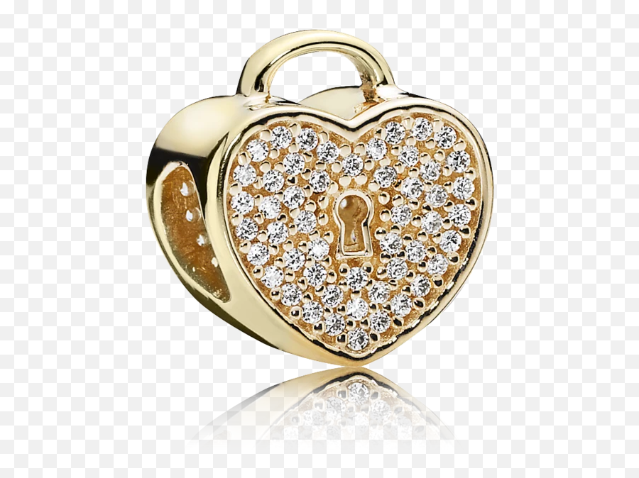 All Pandora Tagged Lock Charm - 14ct Gold Heart Pandora Charm Emoji,Floating Hearts Emoji