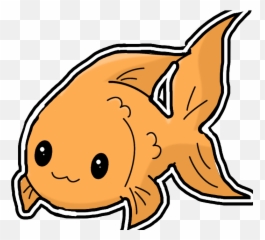 Sticker - Kawaii Cartoon Fish Transparent Background Emoji,Emoji Pez
