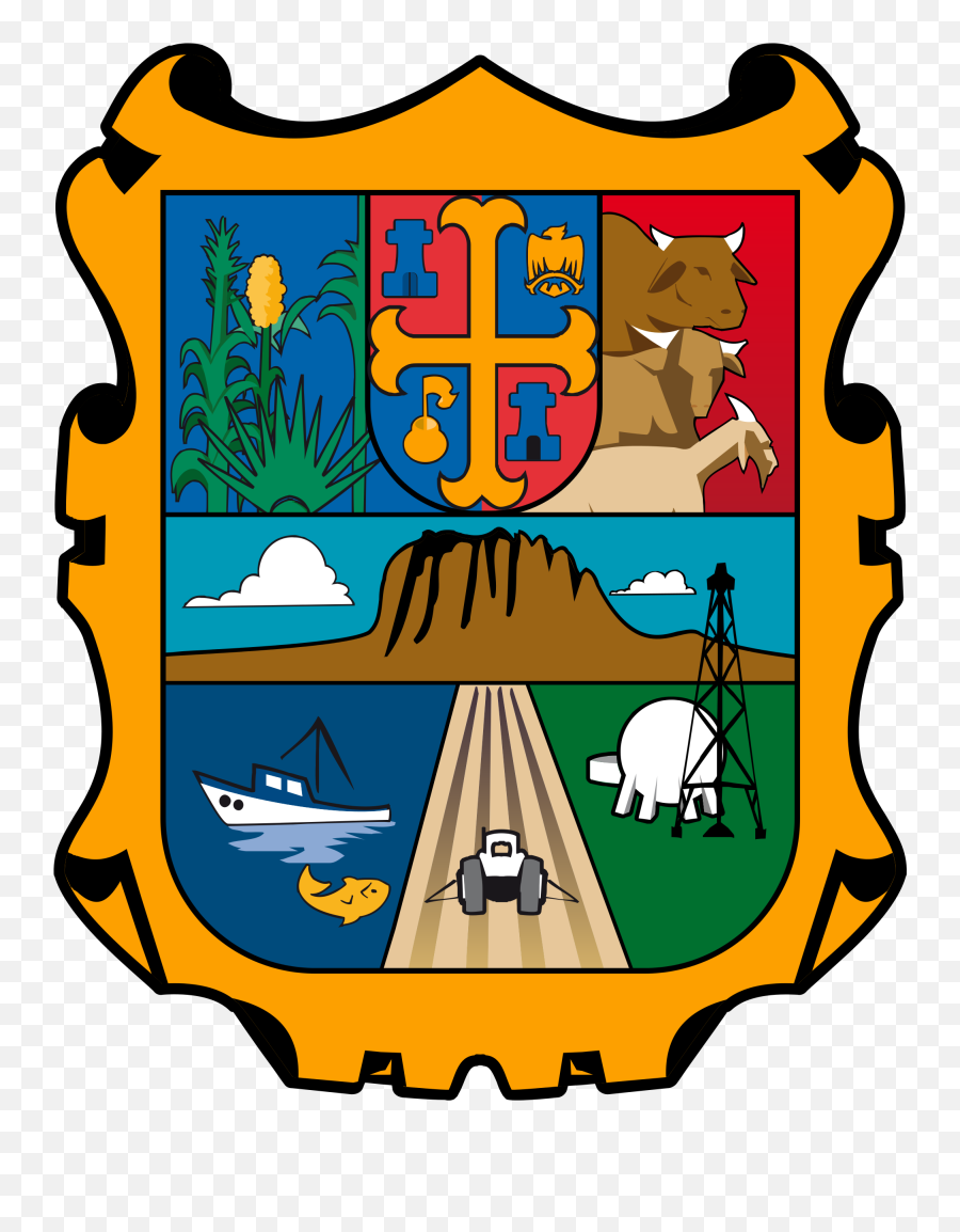 Coat Of Arms Of Tamaulipas - Tamaulipas Coat Of Arms Emoji,Mexican Emoji