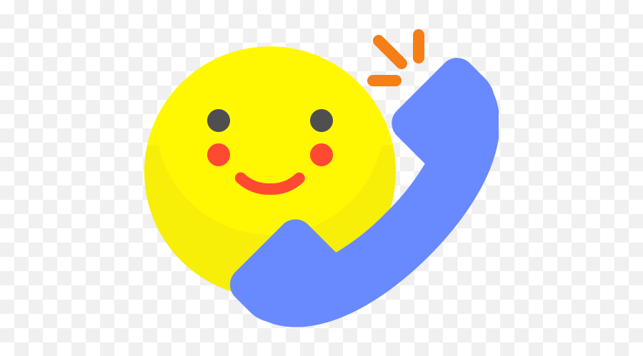Conversation Emoji Emoticon Smiley Smile Phone Free - Emoji Telepon,Phone Emoji