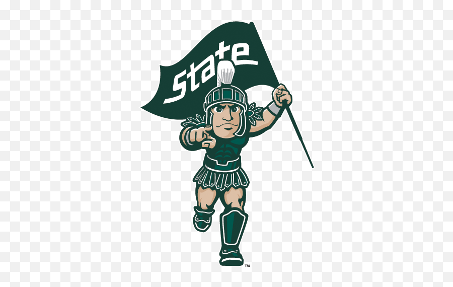 Michiganstate Sparty Cartoon Logo - Spartans Msu Emoji,Michigan State Emoji