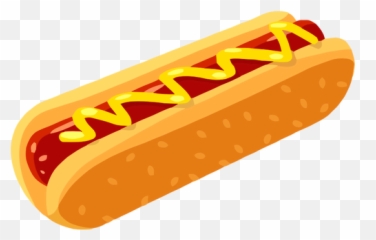Hot Dog In A Bun - Vector Png Emoji