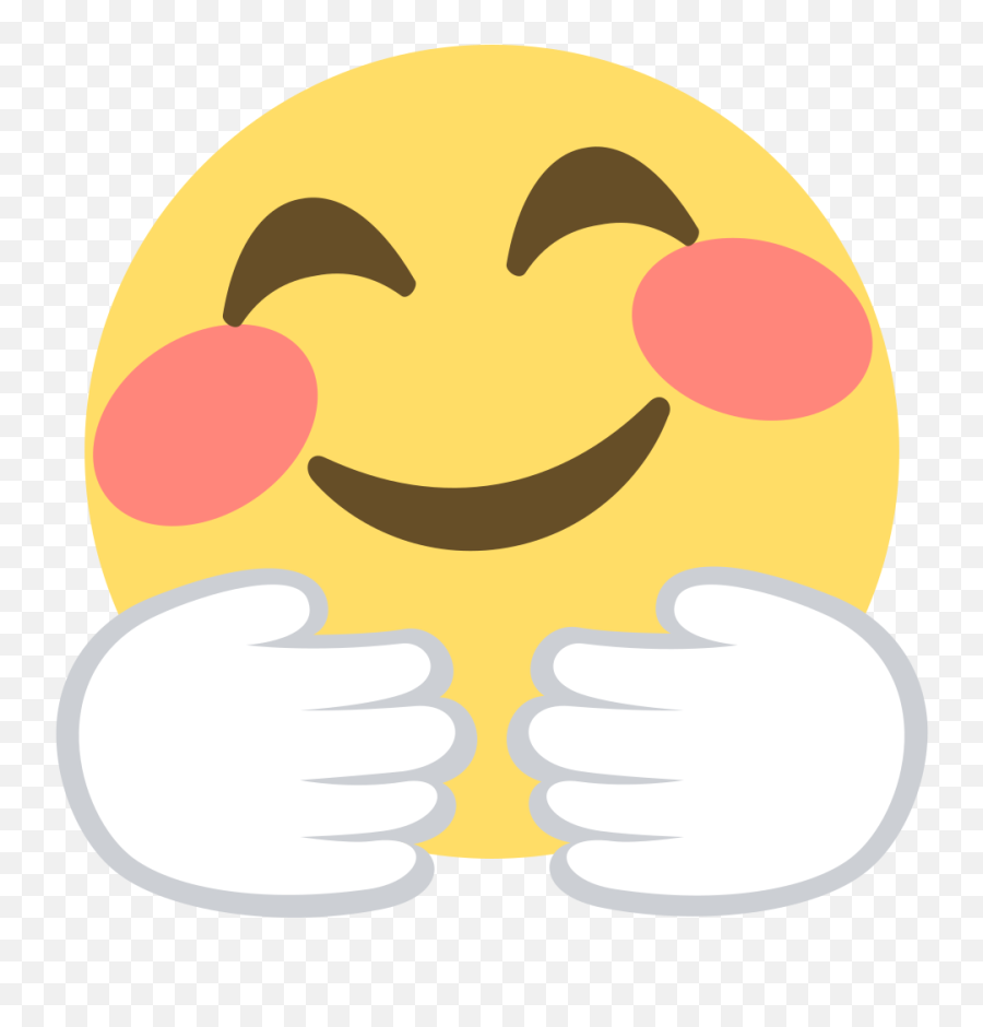 Emojione 1f917 - Hug Png Emoji,Emoji Meanings
