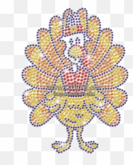 Sparkling Thanksgiving Turkey Iron - Motif Emoji