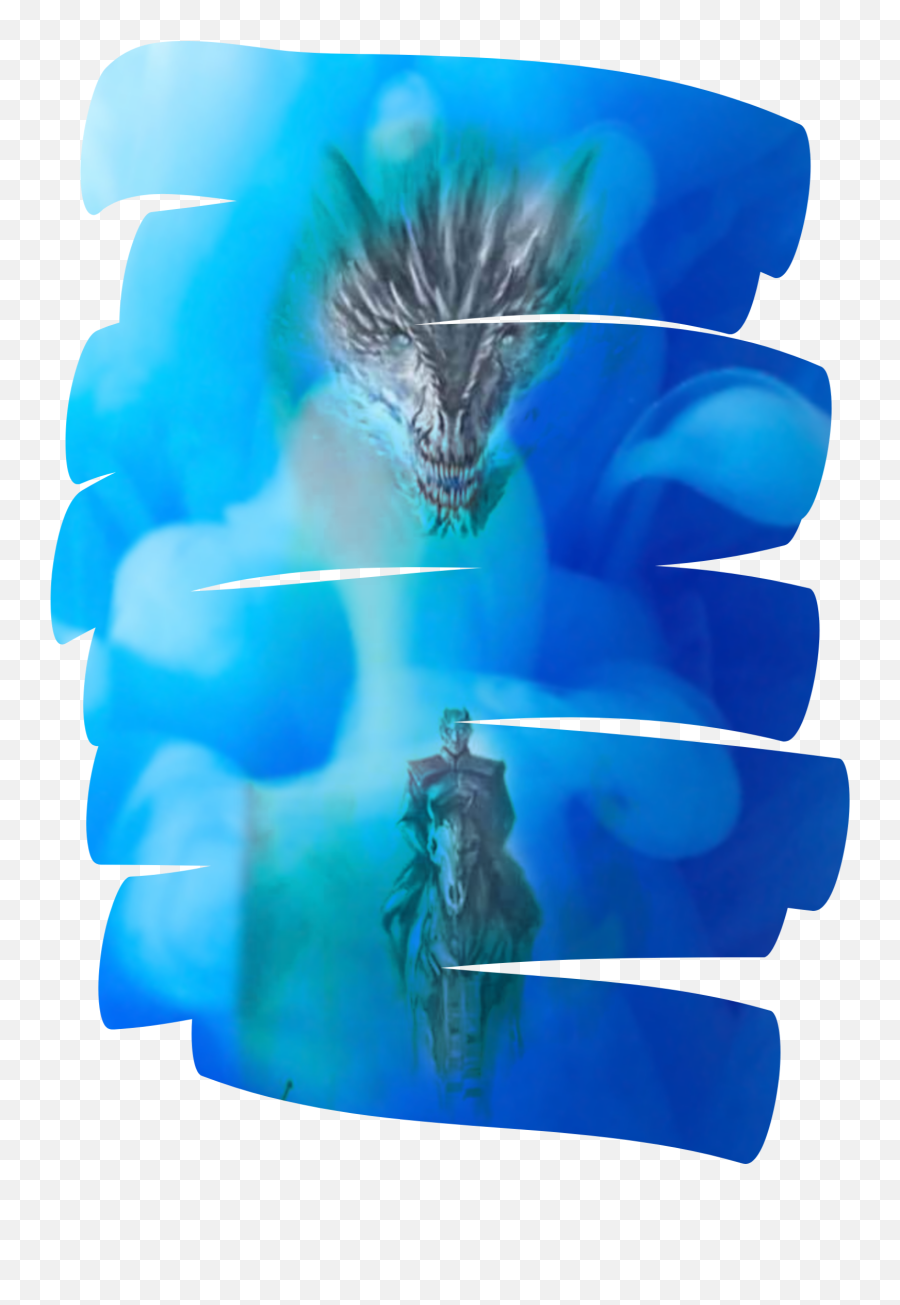 Smoke Gameofthrones Dragon Whitewalker - Illustration Emoji,White Walker Emoji