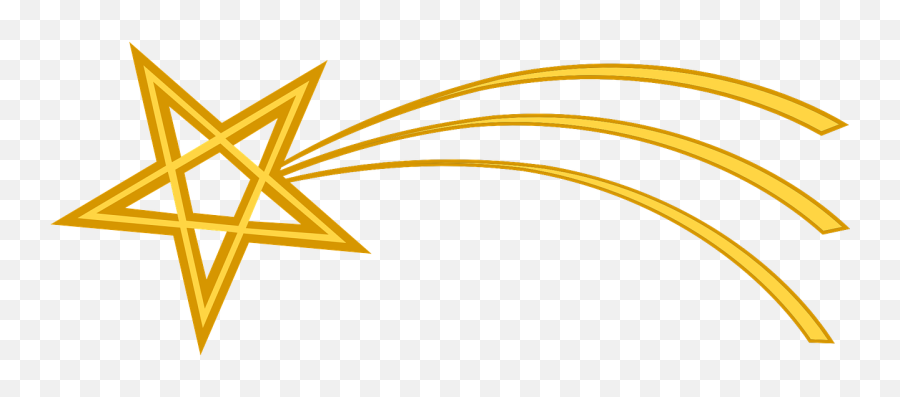 Star Christmas Xmas Comet Symbol - Christmas Gold Stars Clipart Emoji,Sparkling Star Emoji
