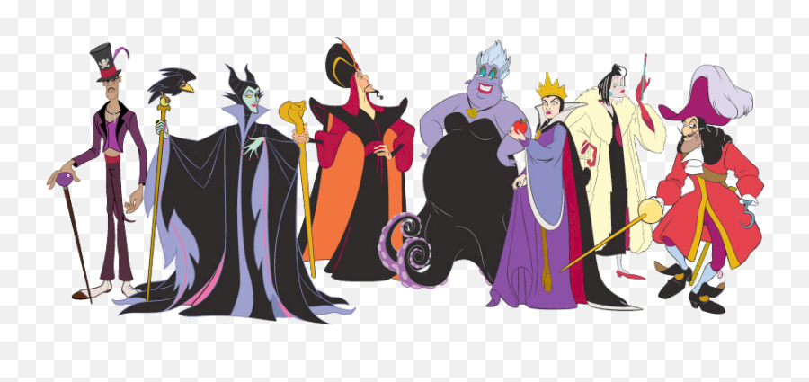 Disney Villains Transparent Png - Disney Villains Friends Shirt Emoji,Villain Emoji