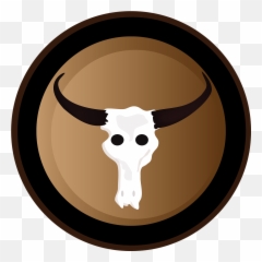 Logo The Cow Animals Free Pictures - Skull Emoji